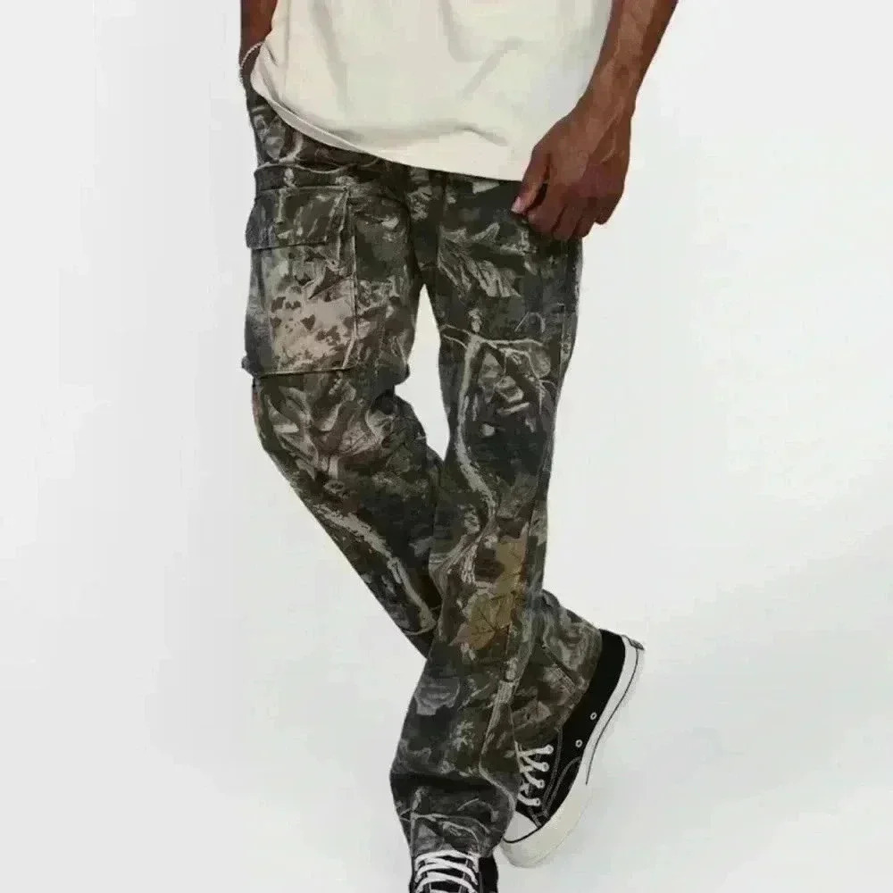 MNML Camouflage Cargo Jeans